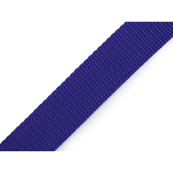 Popruh polypropylenový šíře 30 mm tloušťka 2 mm, malé, 19 modrá královská