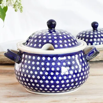 Polévková mísa Váza na polévku Keramika Bolesławiec 3 l - dek. 42 (druhý druh)