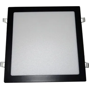 Bodové svítidlo Podhledové světlo LED 30W, 290x290mm, 3000K, 230V, vestavné, černé