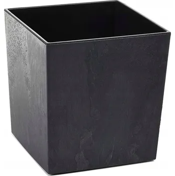 Květináč Květináč Flore 25x25 cm černý beton