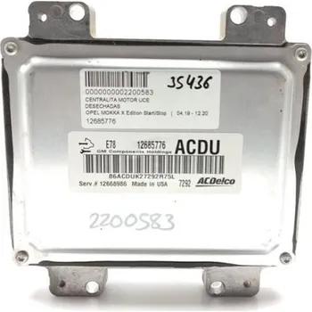 Řídící jednotka Řídící jednotka GMPT-E78 OPEL 12685776