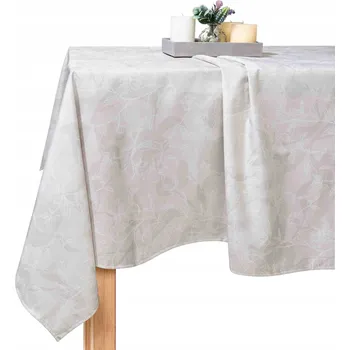 ubrus BÉŽOVÝ ZAHRADNÍ UBRUS ODOLNÝ PROTI SKVRNÁM 140x180 VODĚODOLNÝ VENKOVNÍ GAIA