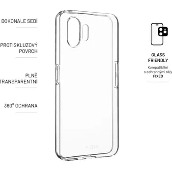 Pouzdro na mobilní telefon Zadní TPU gelové pouzdro FIXED pro Nothing phone (2), čirá