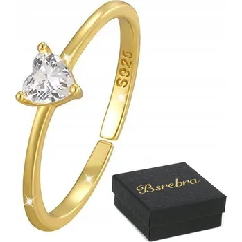 Prsten Zlatý Prstýnek Stříbrný 925 Zlaté Stříbrné prsteny Regulovatelné Stříbro