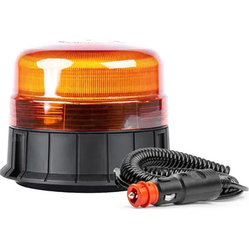 Maják Blikající výstražné světlo kohout 39 LED magnet R65 R10 12V 24V WAR11M AMIO-01500