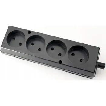 Elektrická zásuvka Elektrická prodlužovací lišta rozbočka Jonex černá