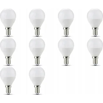 Žárovka LED Žárovka Kulka Golf Ball Malý Závit E14 Studená Bílá 6500K SADA 10 Ks