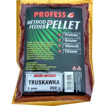 METHOD KRMÍTKO na pelety Micro 2mm Jahoda 200g Profess