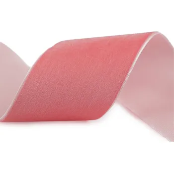 Stuha Sametová stuha šíře 50 mm, střední, 217 pudrová tmavá