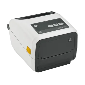 Tiskárna štítků Zebra ZD421-HC, 8 dots/mm (203 dpi), RTC, USB, USB Host, BT, Wi-Fi, kit (USB), white