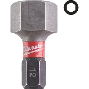 Bit MILWAUKEE Šroubovací bit Shockwave™ Impact Duty, HEX12, 150mm, 3ks