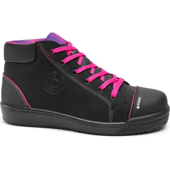 Pracovní obuv PORTWEST Obuv Base MARGOT TOP B0241B S3L, dámská, kotníková s hliníkovou špicí POR-B0241BBFU41 41 Černá/fuchsiová