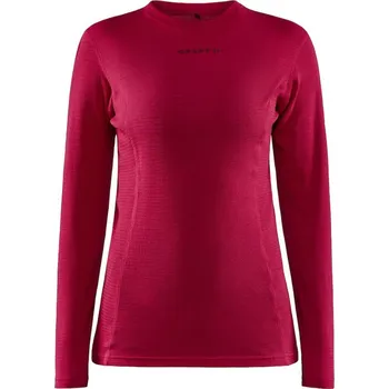 Dámské tričko Craft PRO Wool Extreme X LS triko dámské červená 479488, M