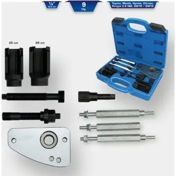 Nářadí pro automobil Brilliant Tools BT551180 Souprava vytahováků na vstřikovače HDI, 9dílná