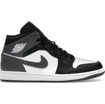 Pánské tenisky Jordan 1 Mid Black White Iron Grey Velikost: 48.5 DQ8426-001