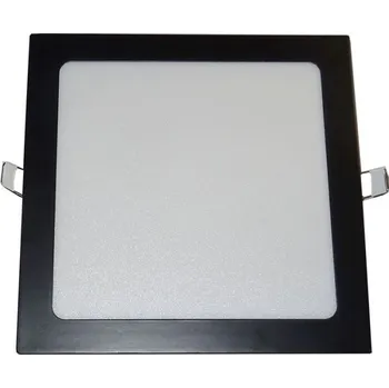 Bodové svítidlo Podhledové světlo LED 18W, 220x220mm, 4000K, 230V, vestavné,černé