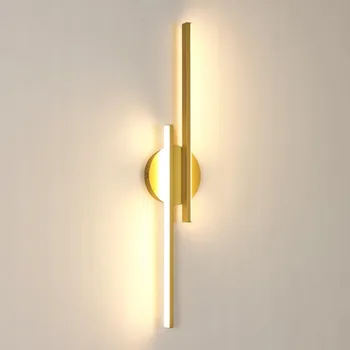 Nástěnné svítidlo Nástěnné svítidlo Comely zlaté s integrovaným LED zdrojem 24 W