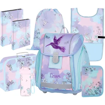 Set školních potřeb Školní set Oxybag Premium Light Kolibřík 2025 pro prvňáčky