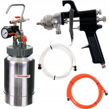 Stříkací pistole PNEUMATICKÁ STŘÍKACÍ PISTOLE S TLAKOVOU NÁDOBOU 2L, TRYSKA 1,8MM