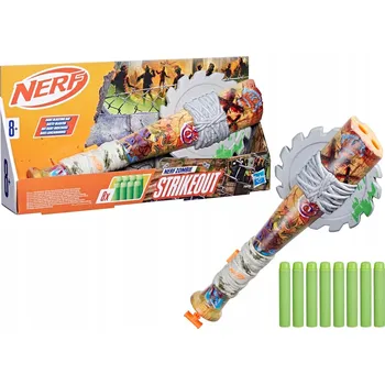 Dětská zbraň Nerf Zombie Strikeout Blaster Raketomet Baseballová hůl s pilou F8958