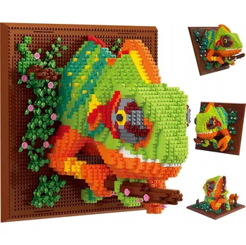 ostatní stavebnice 3D. Kameleon Stavebnice Konstrukční sada 2688 prvků Mini Stavebnice dárek