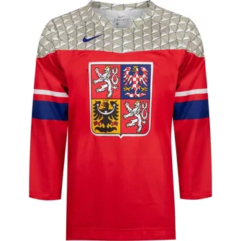 NIKE IIHF REPLICA CZECH REPUBLIC RED červená S