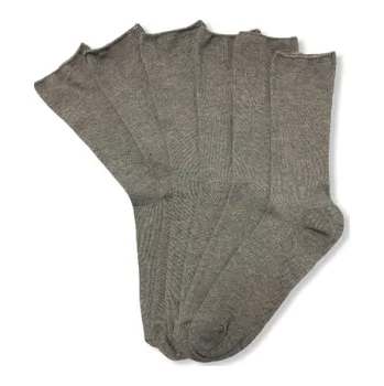 Pánské ponožky Zdravotní bambusové ponožky pánské Z200D - (ŠEDÉ) 6 párů - 40-43