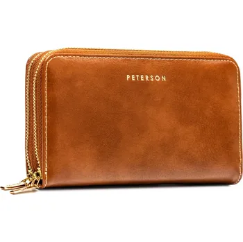 Peněženka Trendy dámská koženková peněženka Peterson Aurika, camel