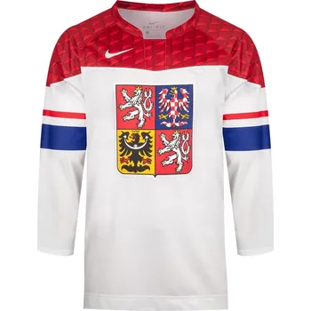 NIKE DRES IIHF REPLICA CZECH REPUBLIC WHITE bílá L