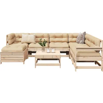 Zahradní lavice zahrada-XL 8dílná zahradní sedací souprava masivní borovice 3250604