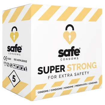 Kondom SAFE - Condoms Super Strong 5 pcs