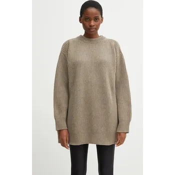 Dámský svetr Svetr s příměsí vlny MM6 Maison Margiela, M, béžová, 80X