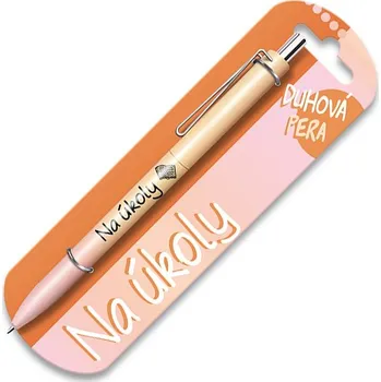 Nekupto Duhová propiska s potiskem - Na úkoly