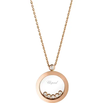 Náhrdelník Zlatý Přívěsek Chopard Happy Diamonds 799434-5001