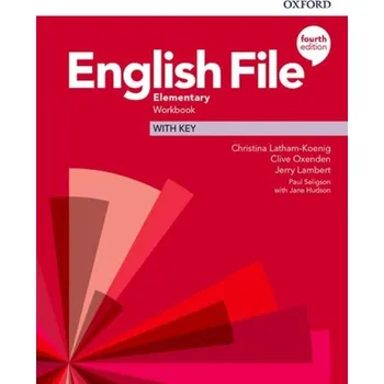 Anglický jazyk English File Fourth Edition Elementary Workbook with Answer...
