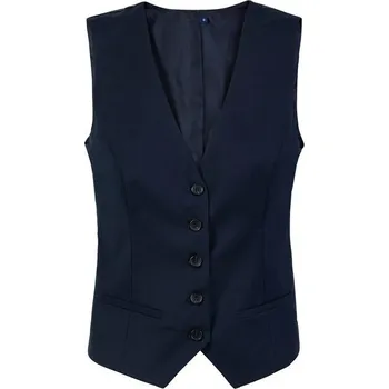 Dámská vesta NEOBLU Dámská společenská vesta Max - Tmavě modrá | 56