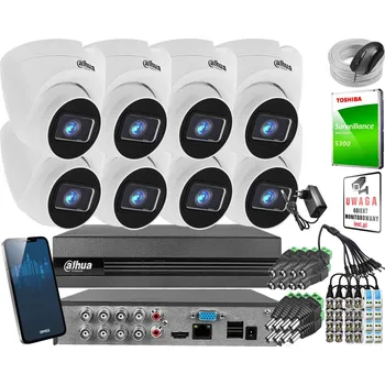 Bezpečnostní kamera DAHUA Sada kamer pro monitoring, 8x kamera