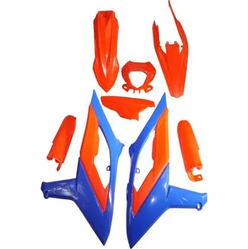 UFO sada plastů a kryty tlumičů BETA RR 125 / 250 / 300 / 350 / 400 / 450 '23-'24 (červená/modrá)