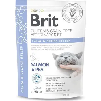 Krmivo pro kočku Brit Veterinary Diets Cat&nbsp; Calm & Stress Relief 400 g