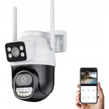 Bezpečnostní kamera KAMERA PODWÓJNA OBROTOWA VENKOVNÍ IP WIFI 8MPX