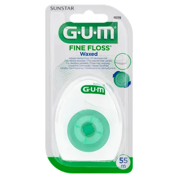 Zubní nit Gum Fine Floss voskovaná zubní nit, 55 m/1 bal.