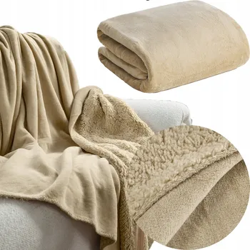 Prostěradlo Deka Eurofirany polyester 70 cm x 160 cm béžová