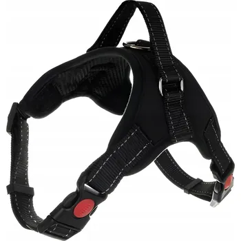 Postroj pro psa BEZTLAKOVÉ POSTROJE PRO PSA S KRÁTKÝM DRŽADLEM REFLEXNÍ VEL. L, SILNÉ, LEHKÉ