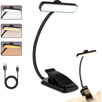 Lampička LAMPICKA S KLIPEM SVĚTLO NOČNÍ LAMPA LAMPICKA NA ČTENÍ