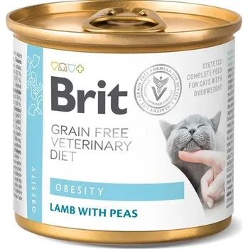 Krmivo pro kočku Brit Veterinary Diets Cat konz. Obesity 200 g