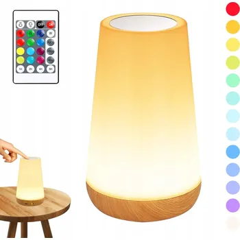 Lampička BEZDRÁTOVÁ NOČNÍ LAMPA 13 LED DOTYKOVÁ S DÁLKOVÝM OVLADAČEM DO OBÝVÁKU LOŽNICE