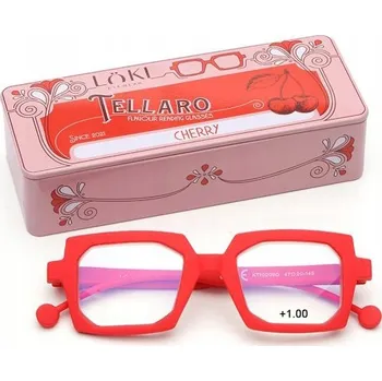 Brýle na čtení +1.0 Dioptrie LOKI - ITALY Brýle k počítači s filtrem modrého světla, brýle na čtení