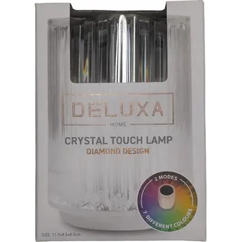 Lampička KŘIŠŤÁLOVÁ DOTYKOVÁ LED LAMPA DELUXA