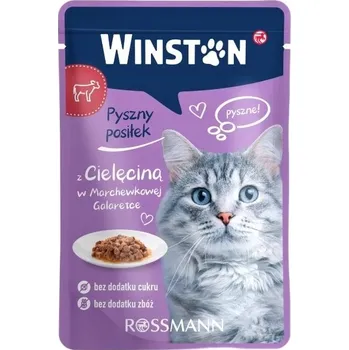 Krmivo pro kočku WINSTON Mokré Krmivo pro kočky Želé Mrkev 100g