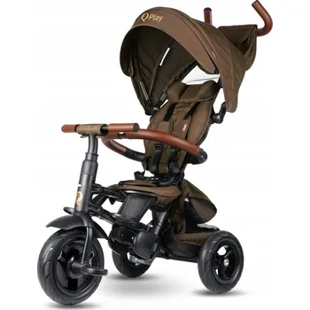 Dětská tříkolka Tříkolka Qplay Rito, hnědá